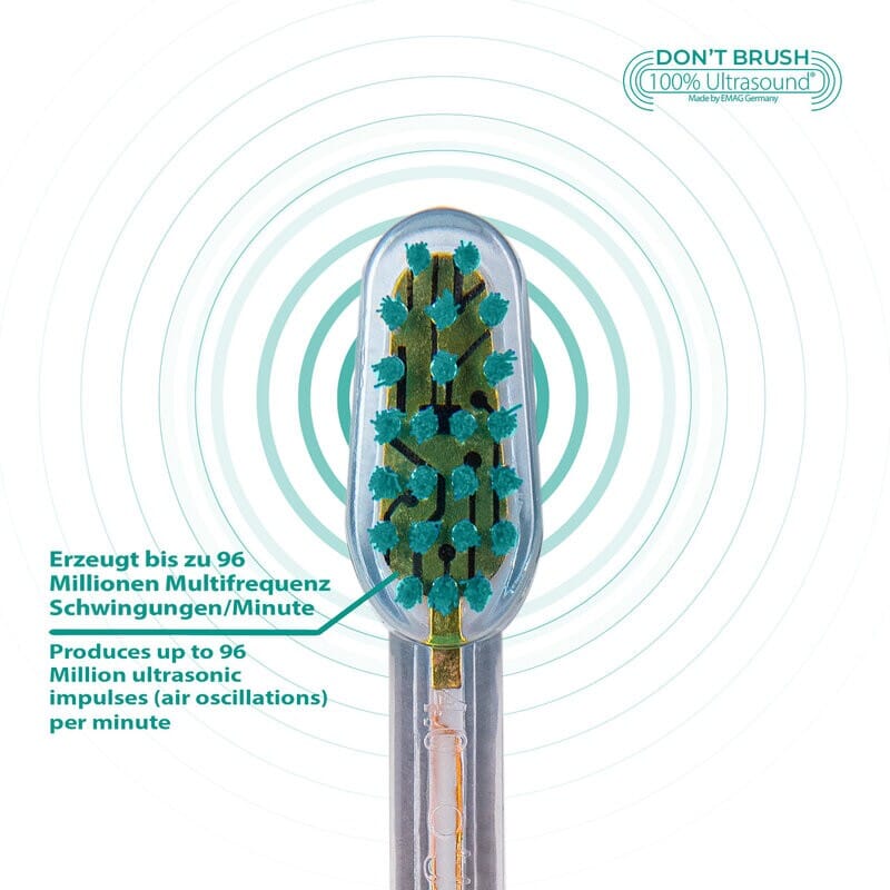 Metallic Starter Set Piezo-Keramik-Scheibe (Ultraschallgeber) im Bürstenkopf