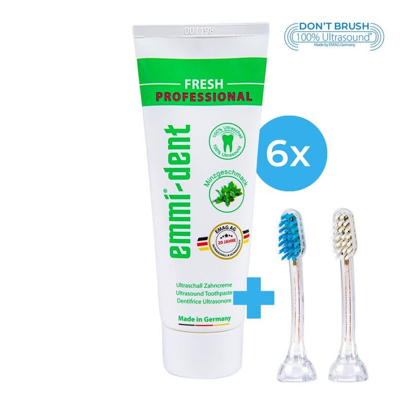 Emmi-dent Vorteilspaket - Fresh 5 + 1 + E2 (Metallic)