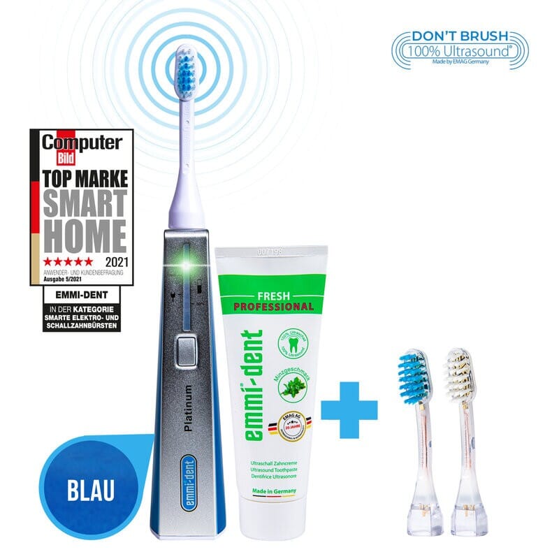 emmi®-dent Platinum Starter-Set Blau
