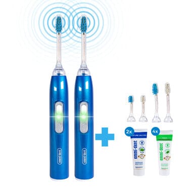 Metallic Familien Set Blau